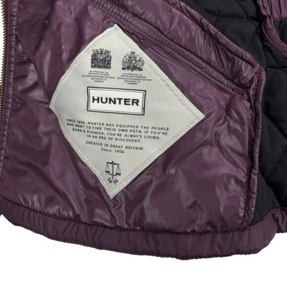 HUNTER Refined Quilted Short Trench Jacketize XS Oxford - Picture 6 of 15
